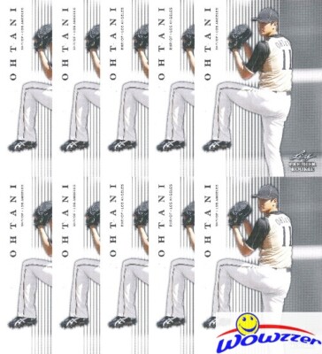 (25) SHOHEI OHTANI 2018 Leaf Premier Rookie #PR3 EXCLUSIVE RC Dodgers Pitching