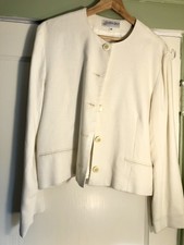 Galleria Sport White Linen Suit Jacket