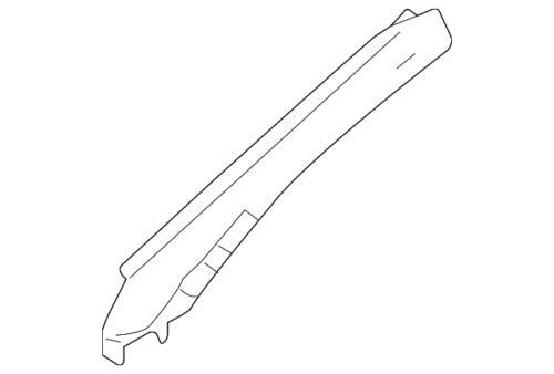 Panel de moldura del pilar izquierdo del parabrisas para Ford Taurus 2013-2019 (P/N BG1Z-5403599-DB)