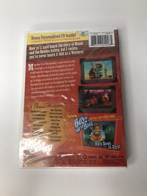 Veggietales Moe And The Big Exit DVD With Bonus CD New Sealed