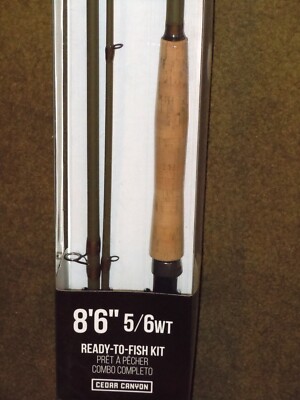 SKITCCL86F56W Shakespeare Cedar Canyon Stream Fly Reel and Fishing