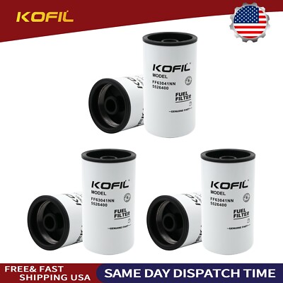 3PCS For Fleetguard FF63041-NN Fuel Filter ISC/ISL 20+ FF63041NN