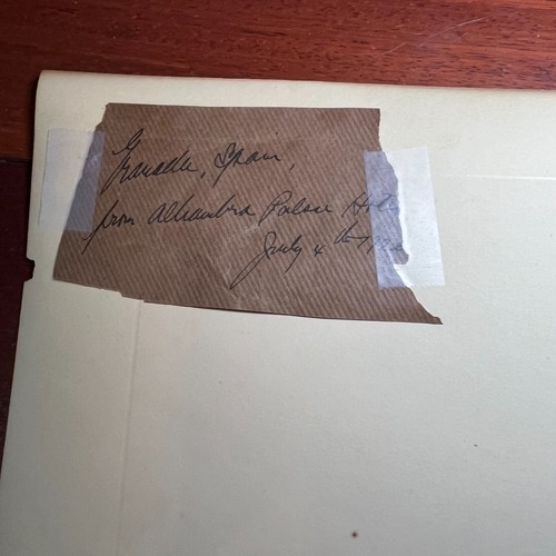 Foto vintage Granada, Spagna 1926 paesaggio urbano collinare dall'HOTEL ALHAMBRA PALACE - Foto 6 di 9