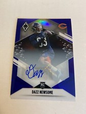 2021 PHOENIX DAZZ NEWSOME 24/25 ROOKIE AUTO PURPLE PRIZM BEARS