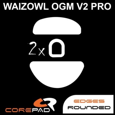 Corepad Skatez Waizowl OGM V2 PRO Ersatz Mausfüße Mausgleiter PTFE Teflon