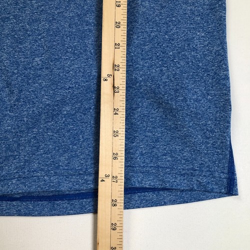 Adidas T Shirt Men’s Large Blue Short Sleeve Crewneck Stretch Activewear Gym Tee - Picture 12 of 13