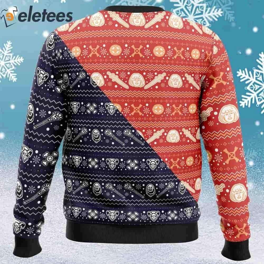 He-man vs Skeletor Ugly Christmas Sweater