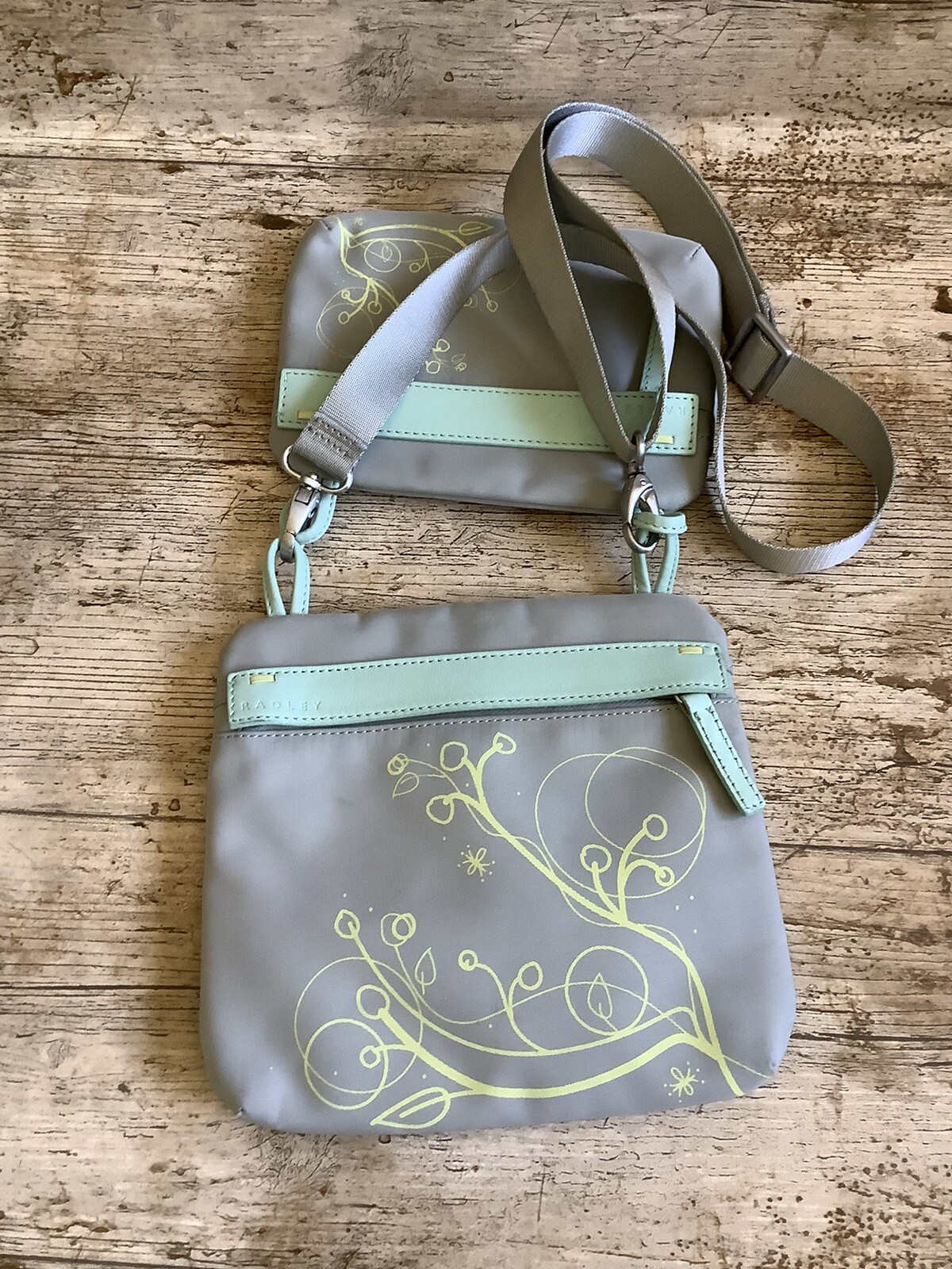 Radley Mint Nylon Crossbody Bag 22 X 20 Cm eBay