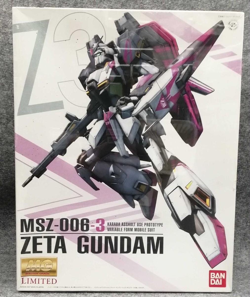 Plastic MG LIMITED Zeta Gundam No.3 BANDAI | eBay