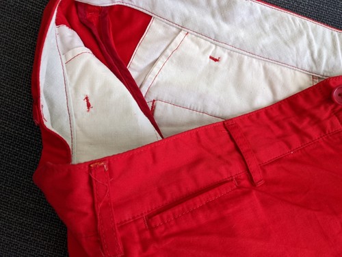 Engineered Garments W31.5 /32 Shorts Soul Red/Small or fit medium - Picture 7 of 10