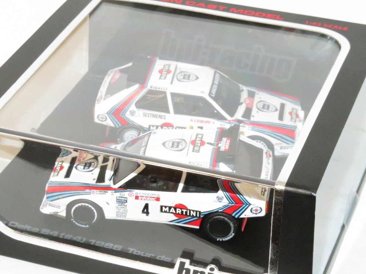 HPI 1/43　LANCIA DELTA S4 サンレモ セット WRC 1/43 Lancia Delta S4 Martini Racing Henri Toivonen Memorial
