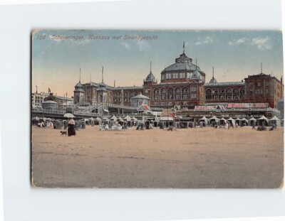 Postcard Kurhaus met Strandgezicht, Scheveningen, The Hague, Netherlands