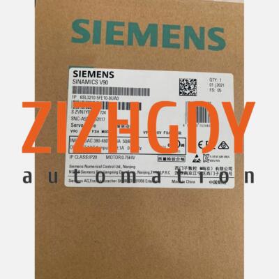 6SL3210-5FE10-8UA0 New Siemens SINAMICS V90 400V Inverter 6SL3210-5FE10-8UA0