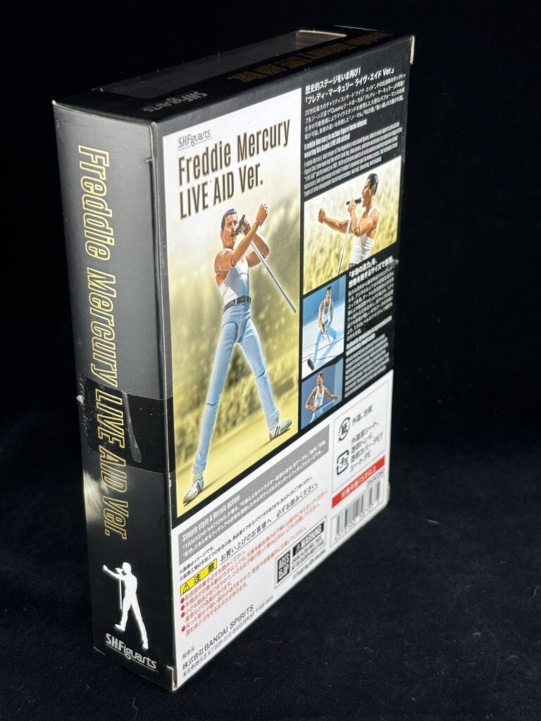 Bandai Queen Freddie Mercury Action Figure Live Aid Ver
