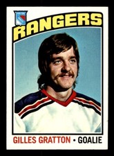 1976 Topps Hockey #28 Gilles Gratton NM/MT *d2