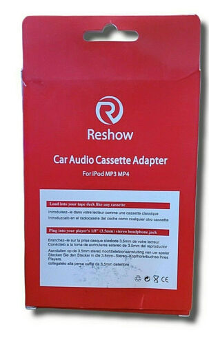 Reshow Cassette to Aux Adapter with Premium Car Audio Stereo for ipod,MP3,MP4 - Picture 3 of 7