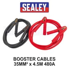 Image of Sealey Booster Cables 35mm² x 4.5m 480A Jump Leads BC3545