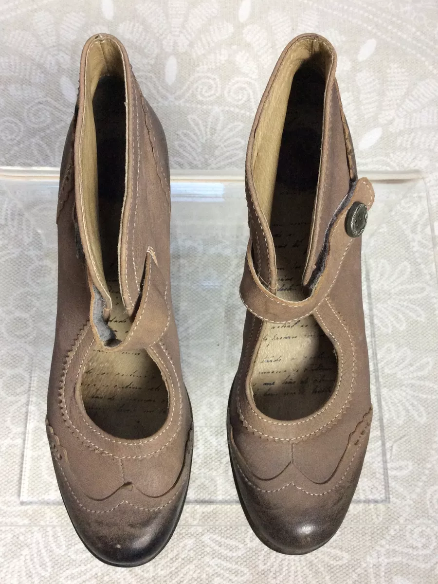 Ladies 2 Tone Brown Leather Uk 8 Eu 41 Dkode Ladies High Top Shoes