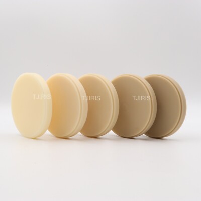 5Pcs Dental PMMA CAD/CAM Discs Mono PMMA Blank for Temp Crowns Bridges 98x25mm