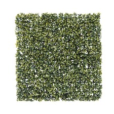 20x20in Artificial Yellow Pittoso Mat Wall Hedge Decor Privacy Fence Panel Grass