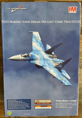 NEW HOBBY MASTER 1:72 scale SU-27 FLANKER-B UKRAINIAN AIR FORCE