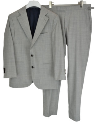 SUITSUPPLY La Spalla / Washington SA Anzug Herren UK 36 Wolle Melange Grau