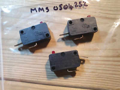 3 Mikroschalter für Mikrowelle Mikroschalter elektronische Gerätetür Teile 