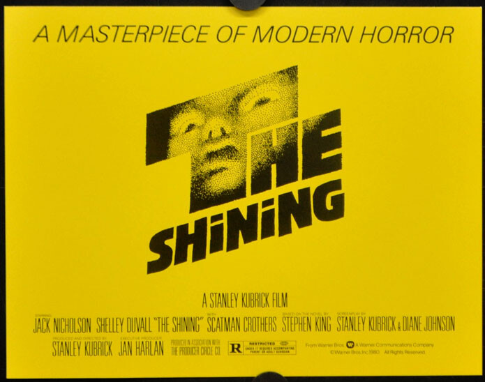 SHINING 1980 ORIGINAL 15X20 BOOSTER/LOBBY SeT 9 CARDS JACK
