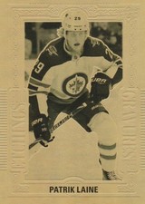 2018/2019 HOCKEY CARD TIM HORTONS PATRIK LAINE GOLD ETCHINGS GE-4