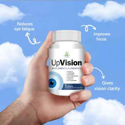 2 x Upvision Eye Care Supplemnt with Omega-3 & Vitamins Pack of 120 Capsules SF