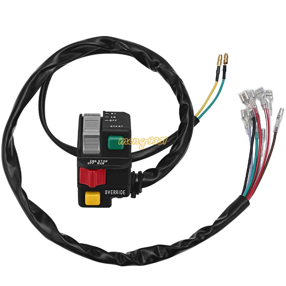 Faro de parada de arranque Hanllebar Kill Switch para Polaris Scrambler 400 500 1996-99 Foto 3 de 4