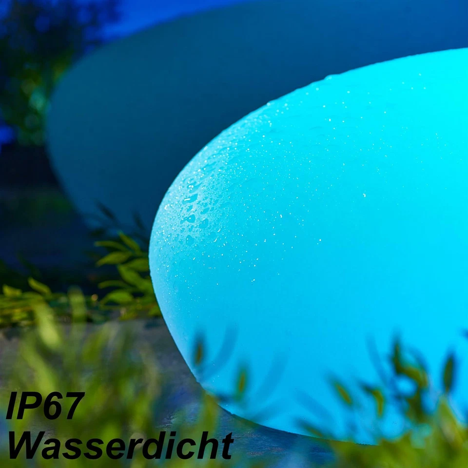 Lampe Solaire Pierre 40Cm Lampe Solaire Jardin Extérieur Boule - Photo 3/4