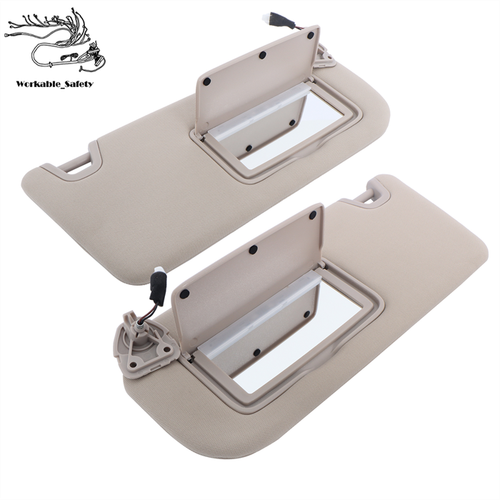 New Driver Passenger Side Sun Visor Beige W/Lights For Nissan Altima 2019-2024 - Foto 6 di 15