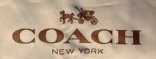 COACH New York Drawstring Dustbag/Storage Bag / 19  x 15  NEW/unused