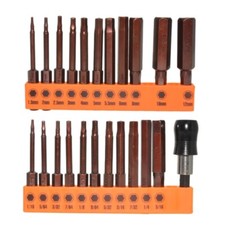 23Pcs 60mm Allen Screwdriver Bit Hex Bit Set Hex Drill Bit 60mm