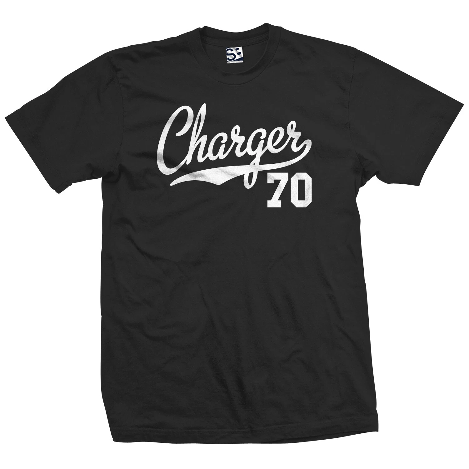 Charger 70 Jersey T-Shirt | 1970 Script Classic Baseball Sports Tee Mens