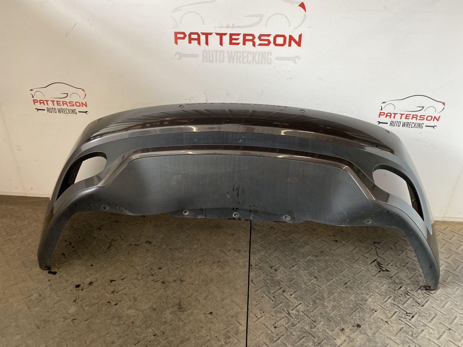 08-19 MASERATI GRANTURISMO REAR BUMPER COVER GRIGIO GRANITO METALLIC 672