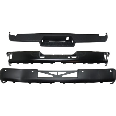 Rear Step Bumper Face Bars for Nissan TITAN XD 2016-2019