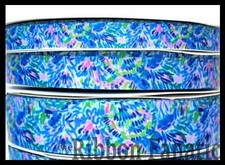 3yds Lilly Shell of a Party Sea Turtle 3/8" 5/8" 7/8" 1.5" 3" Grosgrain Ribbon