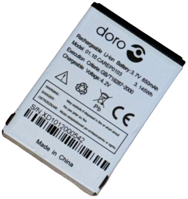 ORIGINAL Doro PhoneEasy 334 338 341 342 345 505 341GSM Akku 01.10.CAREP0103