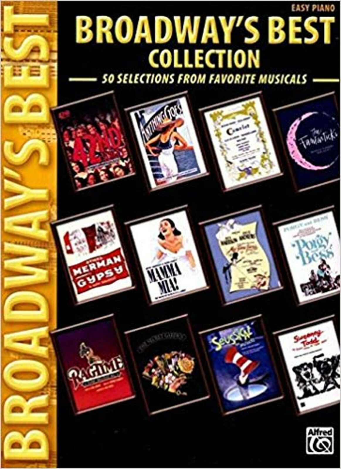 Broadway's Best Collection Musicals Easy Piano Show Songs Music Book Defs!!