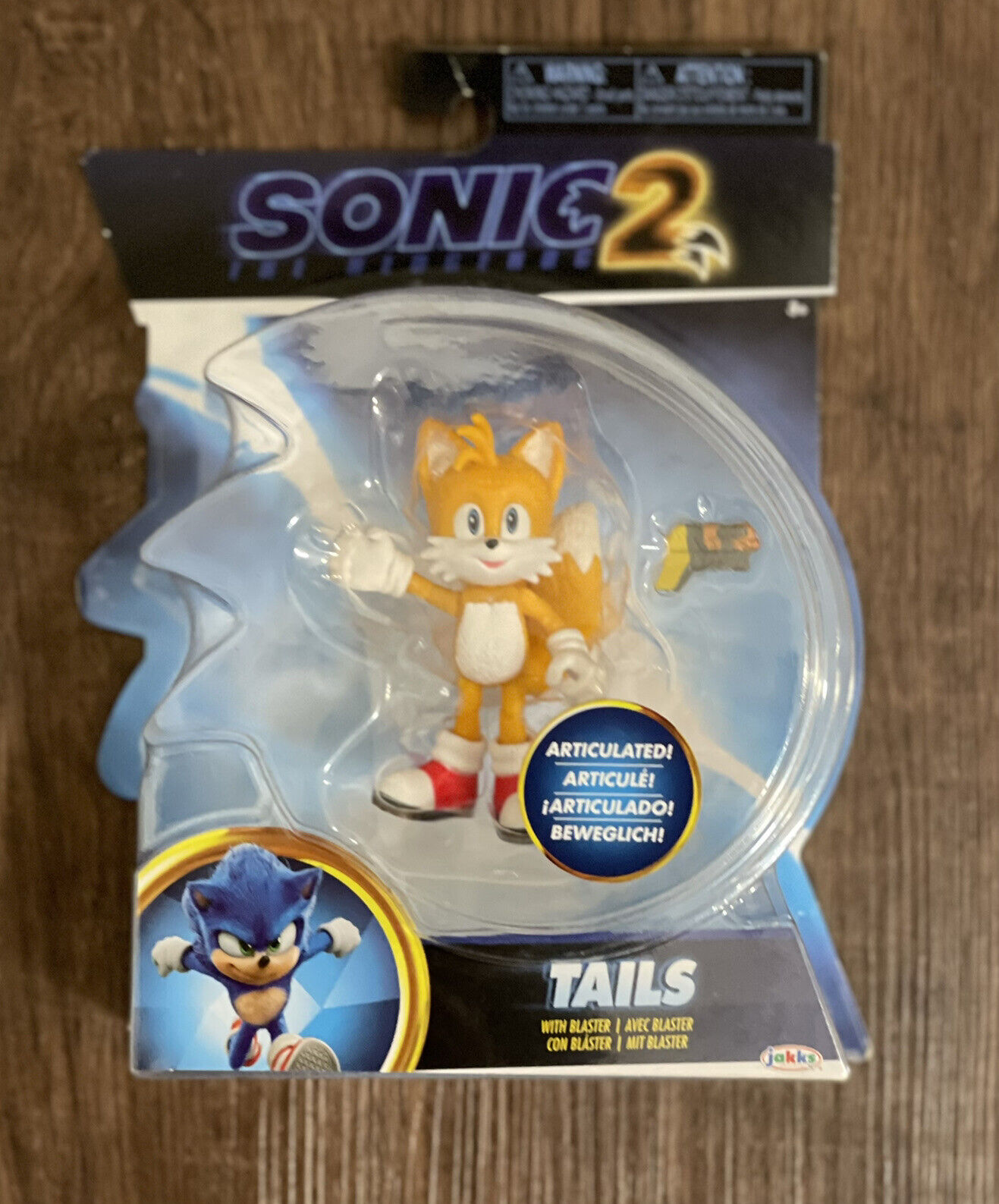  Sonic the Hedgehog 2 The Movie 4 Articulated Action Figure  Collection (Tails (Flying))