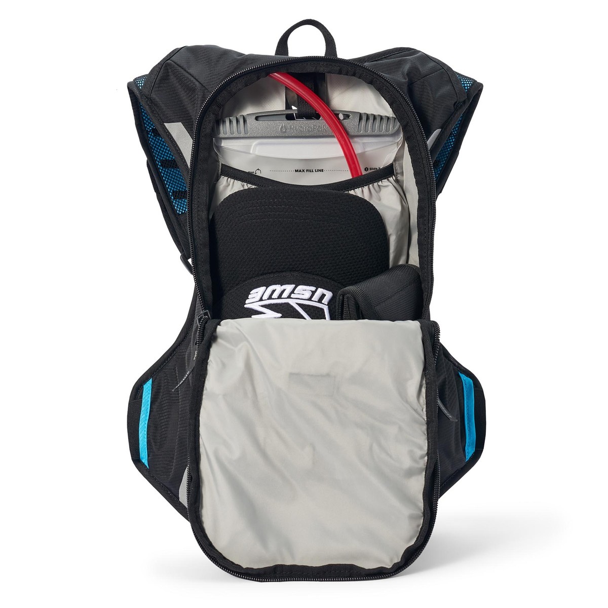 Sac D'hydratation USWE MTB Hydro 8L + Vessie 3L – VTT Enduro Gravel – Bleu