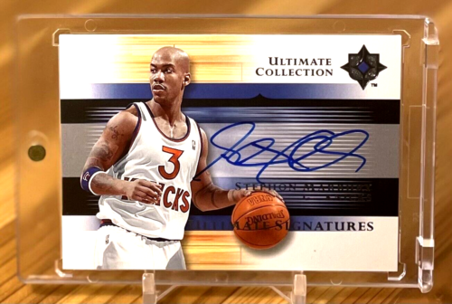 Stephon Marbury 2005-06 Upper Deck Ultimate Signatures SP On Card Auto Knicks - Picture 1 of 3