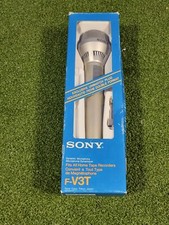 Vintage Sony F-V3T Dynamic Microphone With Adapter