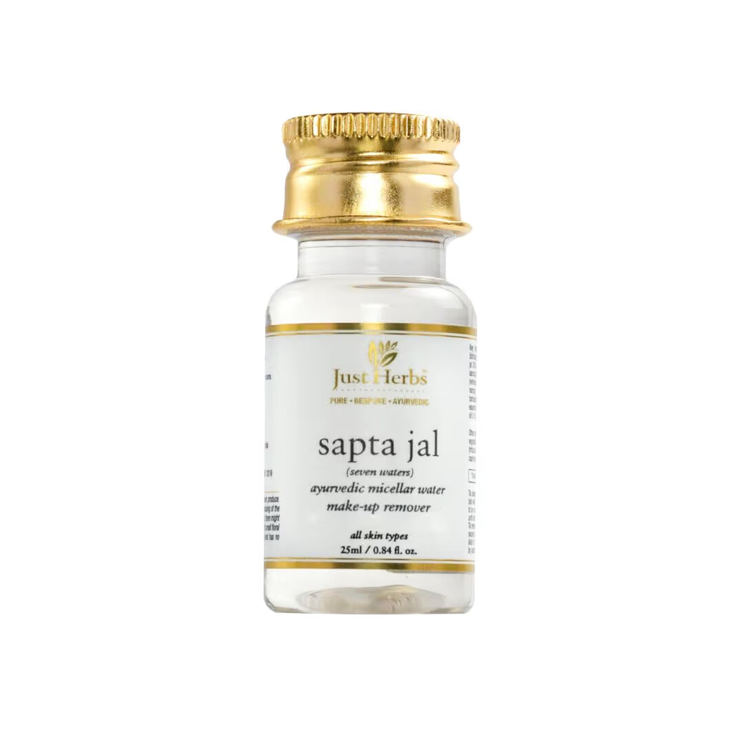 Just Herbs Ayurvedic Sapta Jal Makeup Removal Micellar Water free