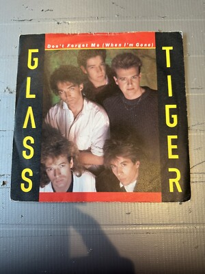 Glass Tiger - Don't Forget Me ( When I'm Gone ) 7'', Single 1986 UK 1st EX VINYL