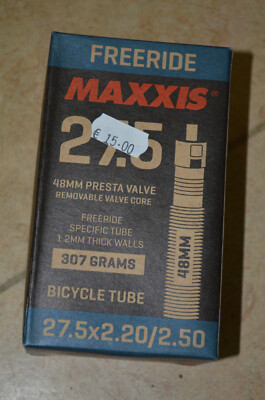 Maxxis Freeride Fahrradschlauch 27,5x2.20/2.50 48mm Presta-Ventil 307g NEU