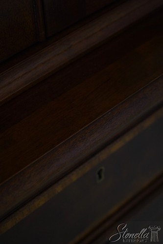 67227: STICKLEY 4 Door Mahogany Chippendale Style Breakfront China Cabinet - Picture 16 of 22