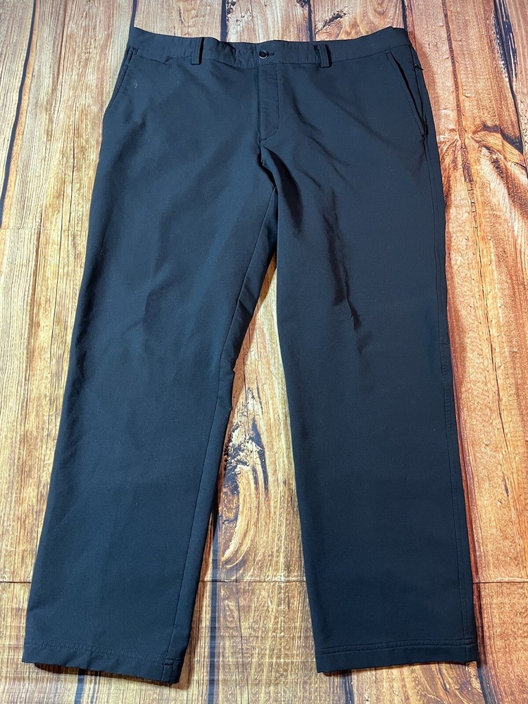 Nike Golf Tour Performance Pants Mens 38x30 Black Flat Front Lightweight PGA